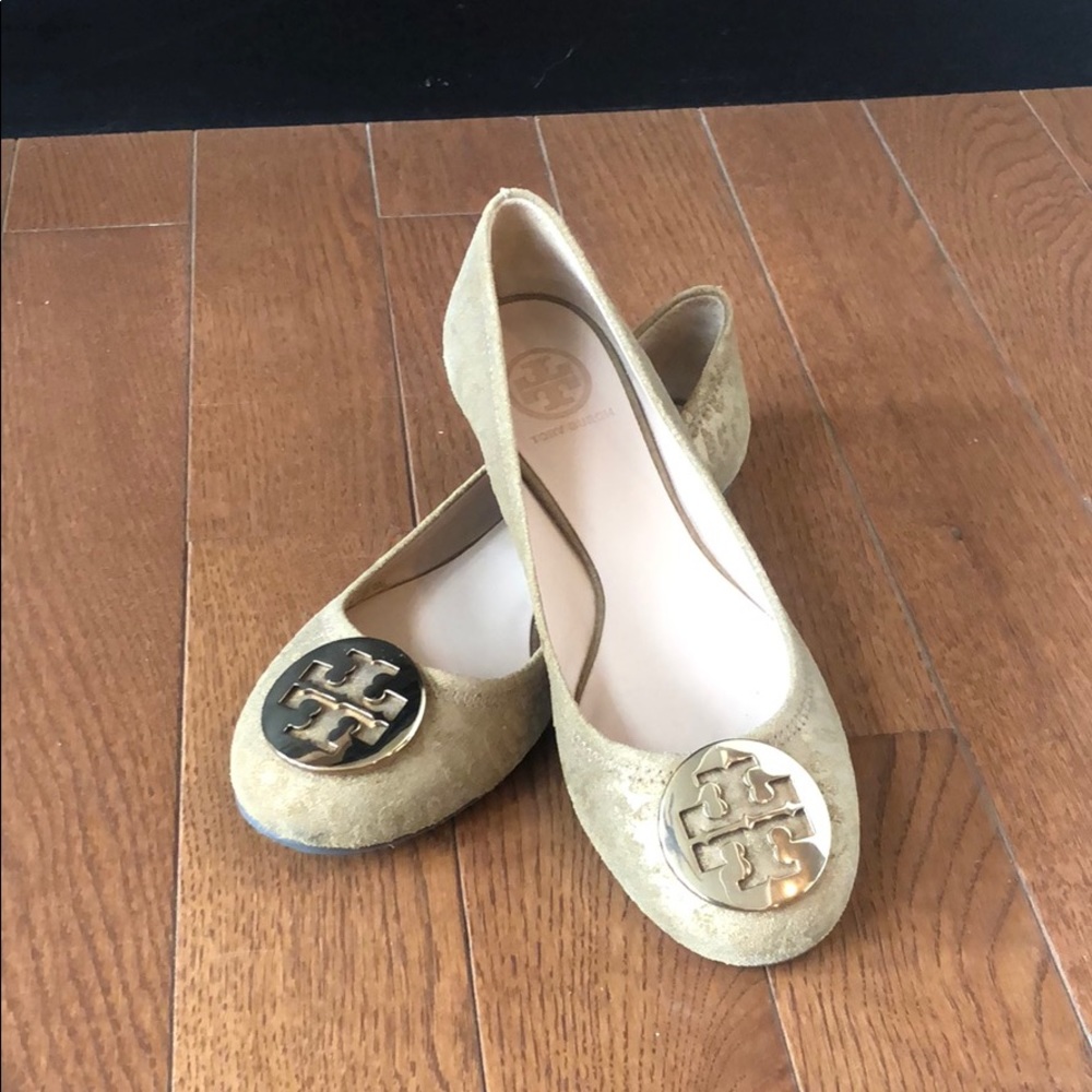Tory Burch Gold Reva SIZE 8